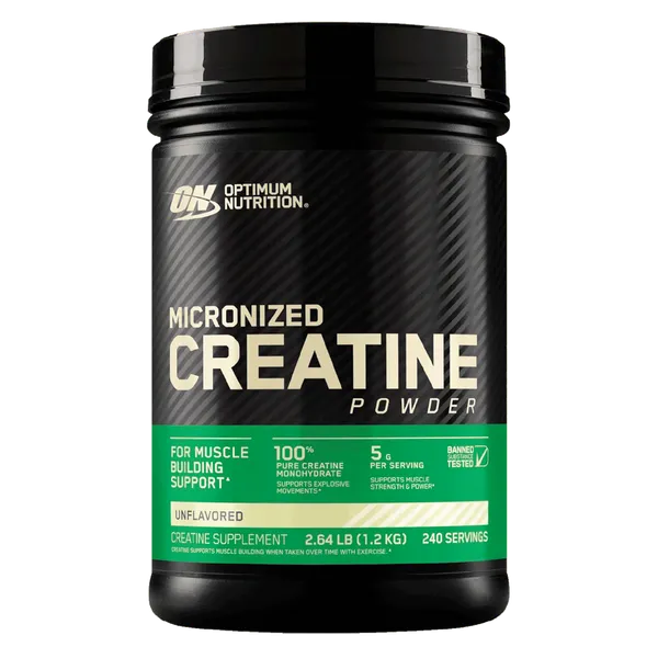 Creatina Micronizada Powder Optimum Nutrition 1200gr  240 Servicios